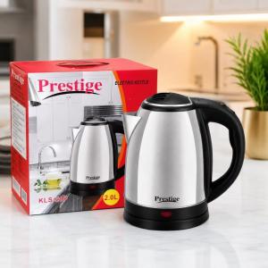 Prestige Electric Kettle - 2 Liter - Silver And Black